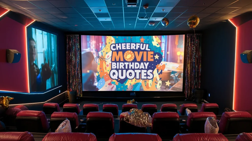 Cheerful Movie Birthday Quotes