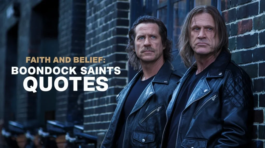 Faith and Belief: Boondock Saints Quotes