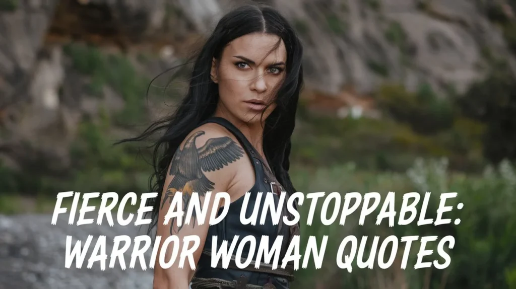 Fierce and Unstoppable: Warrior Woman Quotes 