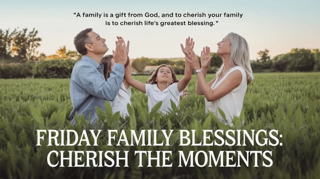 Friday Family Blessings: Cherish the Moments