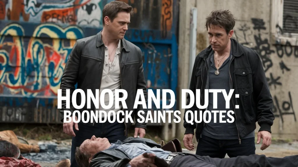 Honor and Duty: Boondock Saints Quotes