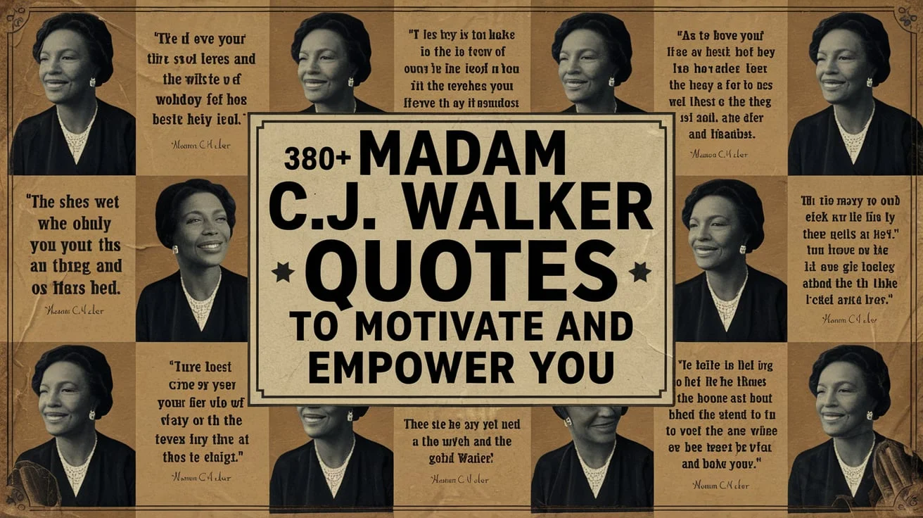 Madam C.J. Walker Quotes