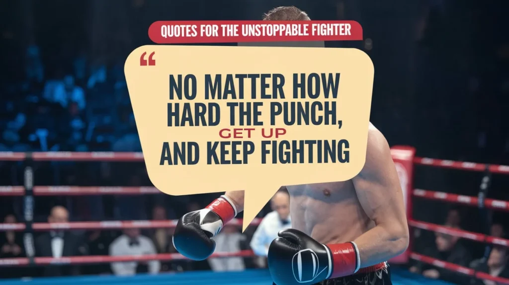 Quotes for the Unstoppable Fighter