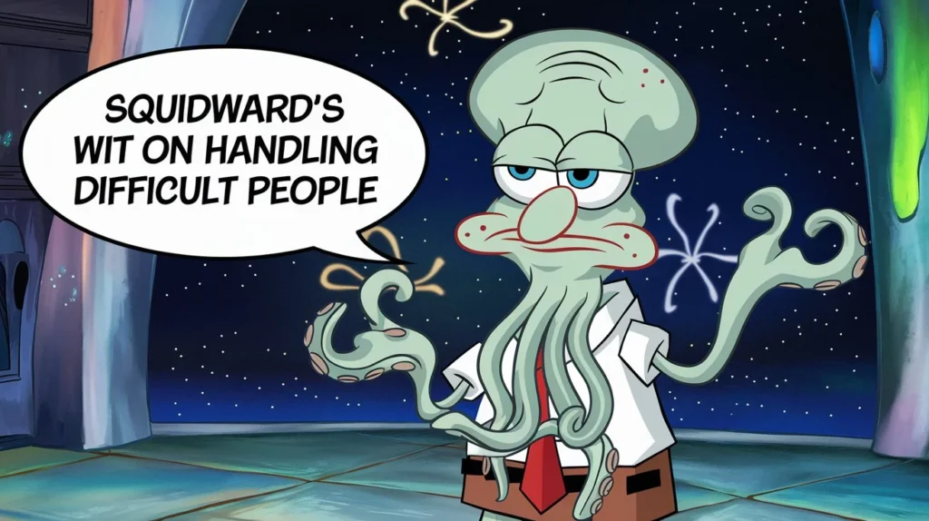 Squidward’s Wit on Handling Difficult People