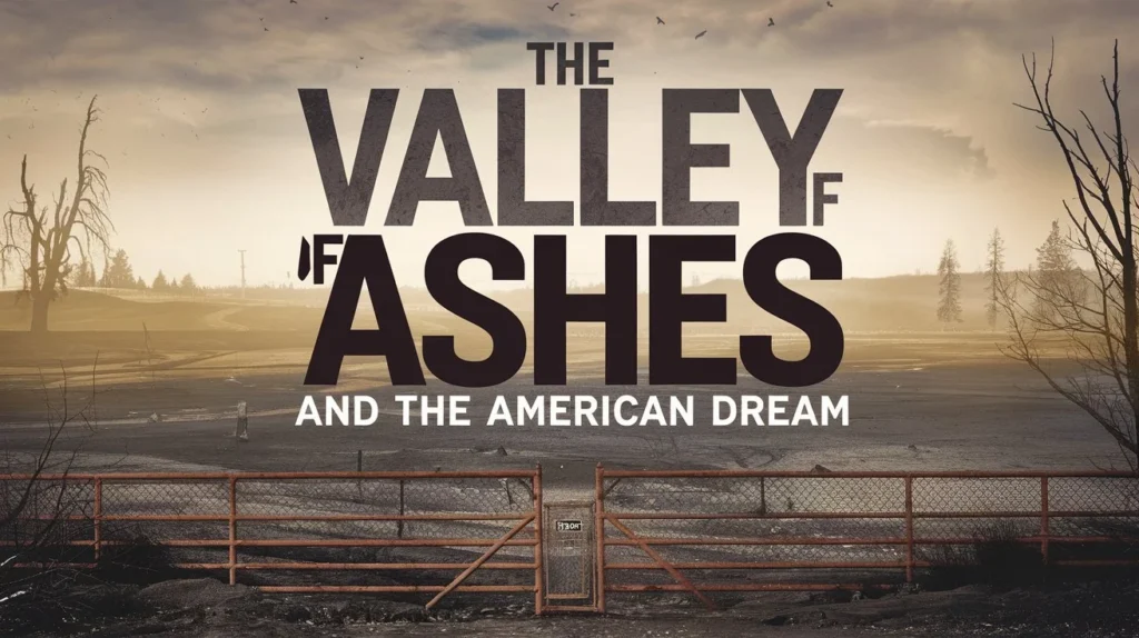 The Valley of Ashes and the American Dream quotes