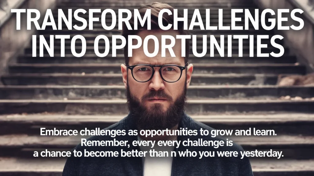 Transform Challenges into Opportunities