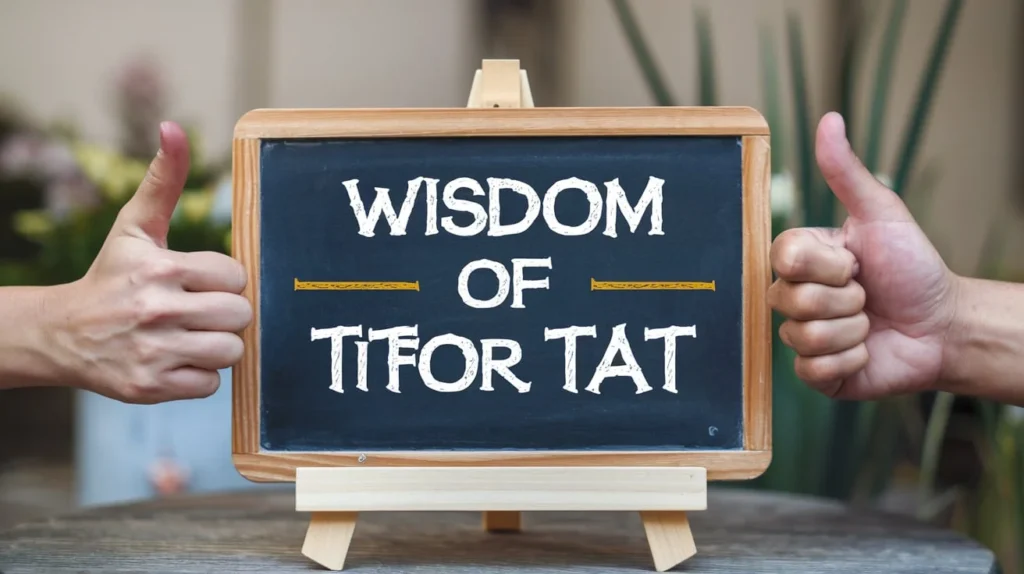 Wisdom of Tit for Tat