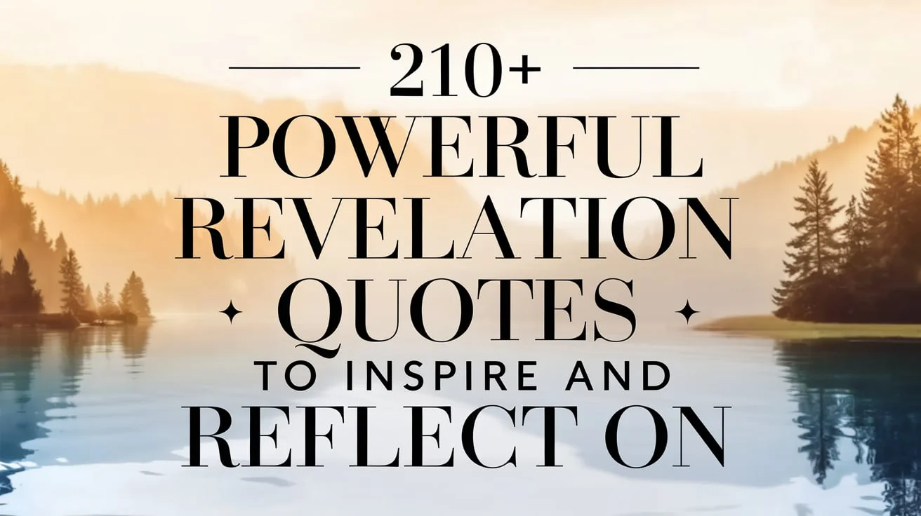 Powerful Revelation Quotes