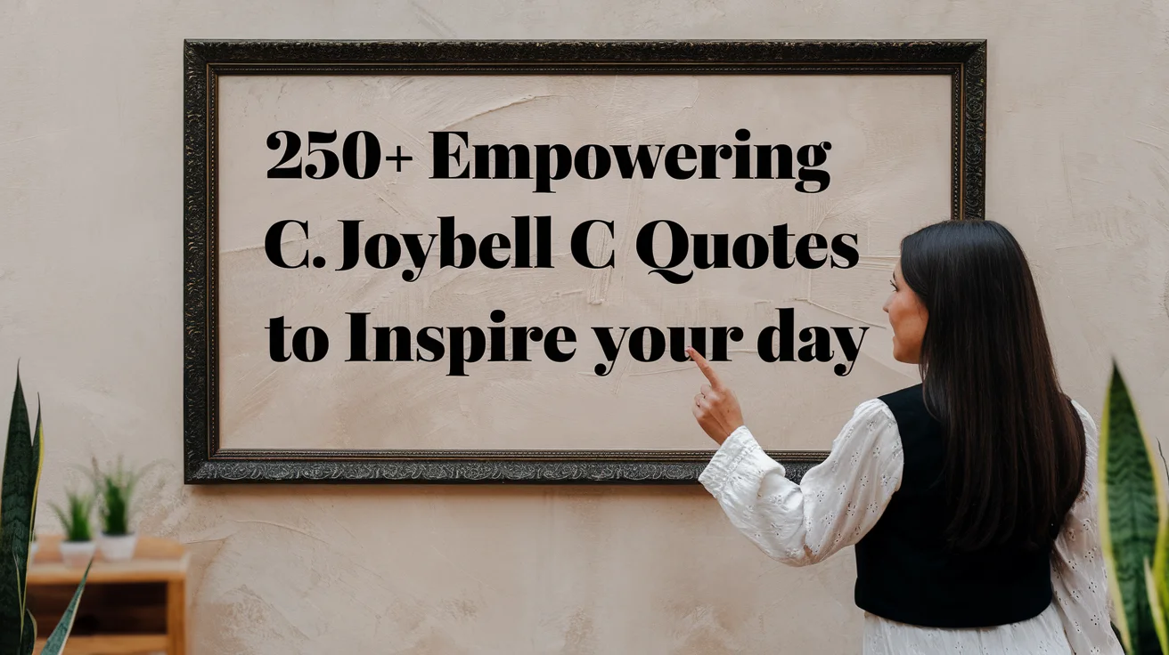 C. JoyBell C Quotes