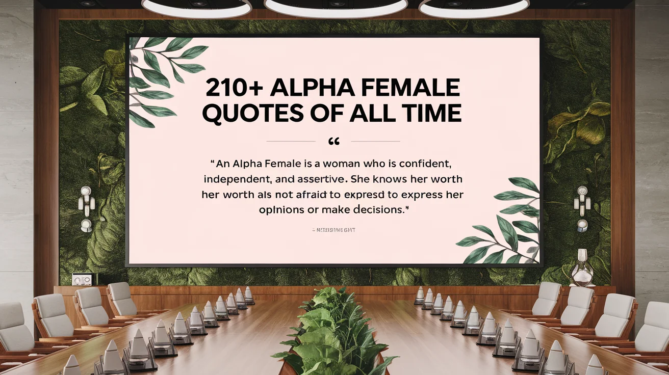 Alpha Female Quotes