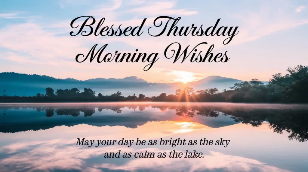 Blessed Thursday Morning Wishes