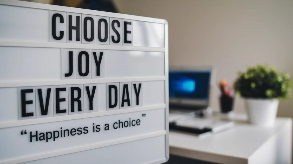 Choose Joy Every Day