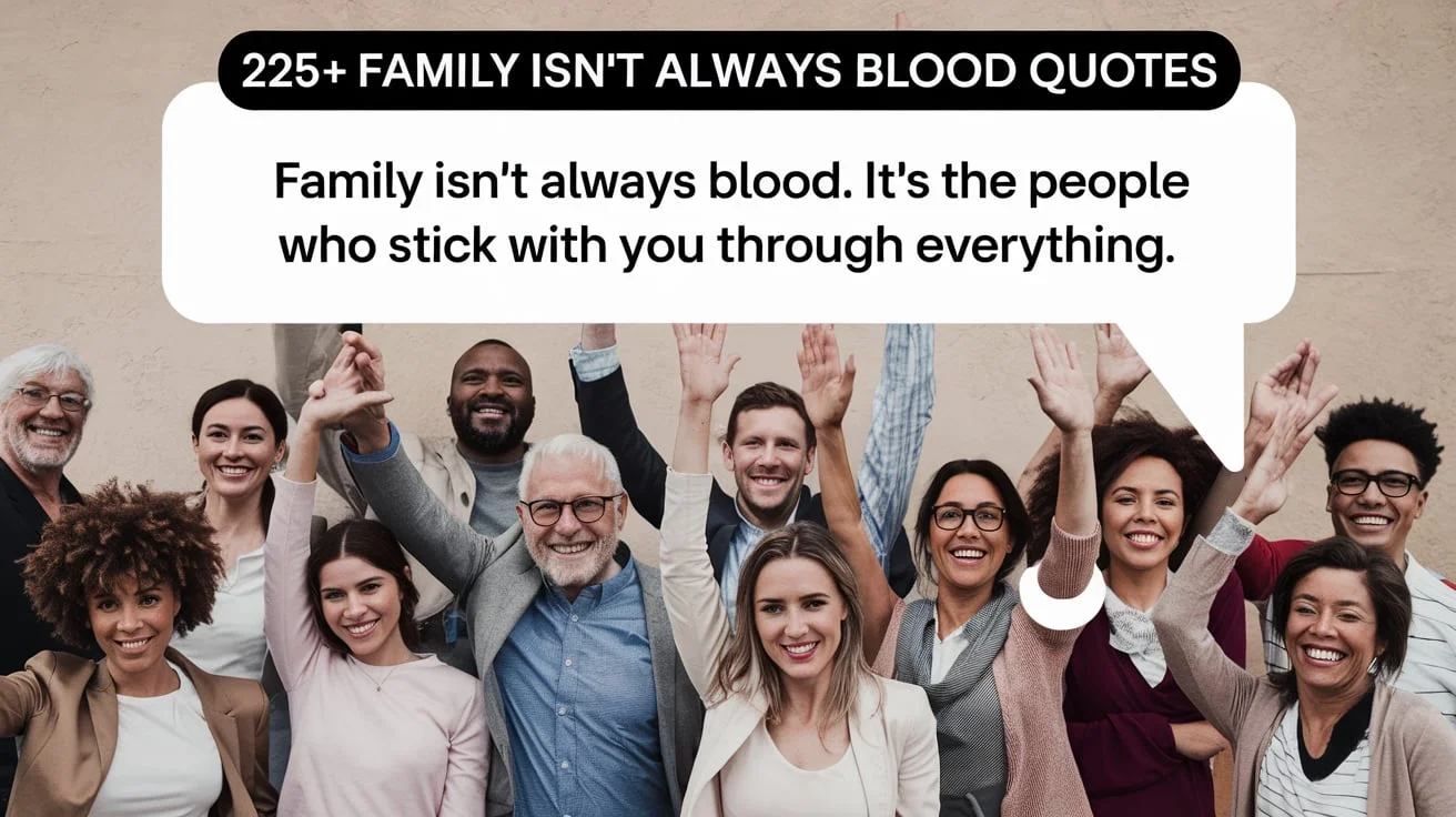 Family Isn’t Always Blood Quotes