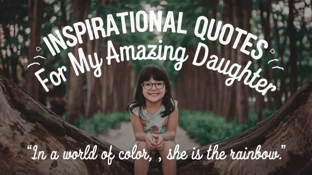 Inspirational Quotes for My Amazing Daughter