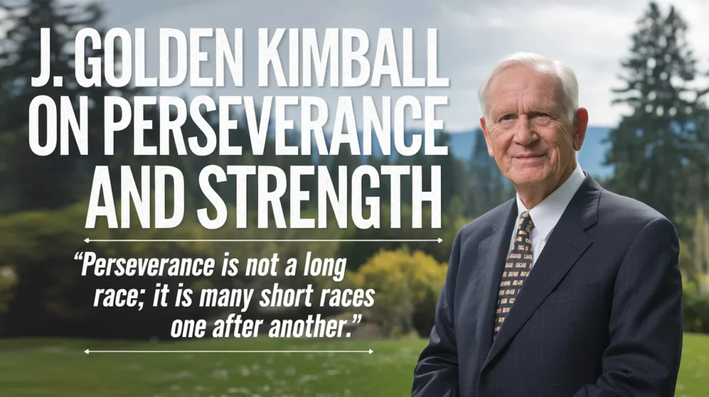 J. Golden Kimball on Perseverance and Strength