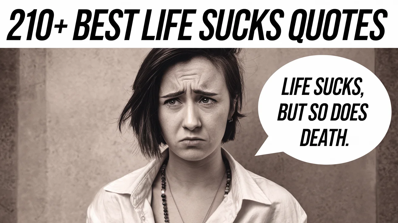 Life Sucks Quotes