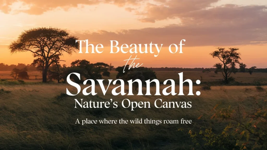 The Beauty of the Savannah: Nature’s Open Canvas