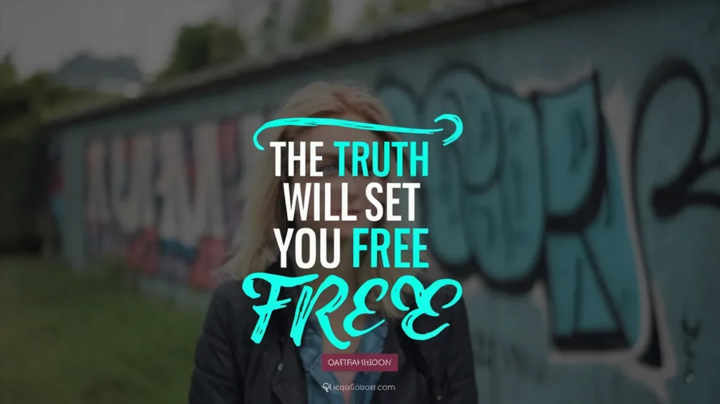 The Truth Will Set You Free