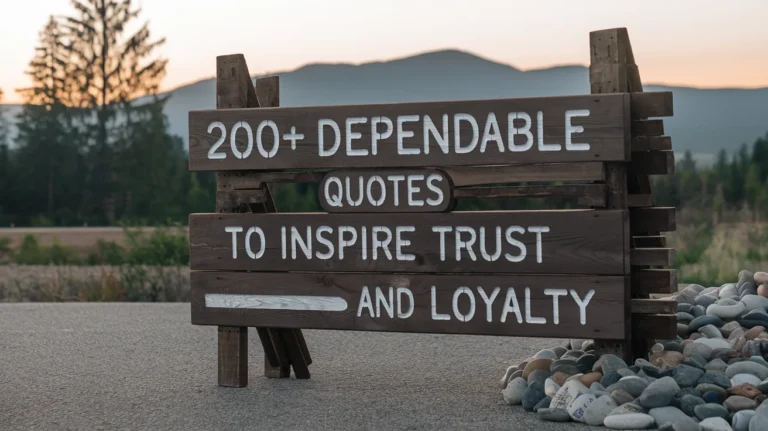 Dependable Quotes