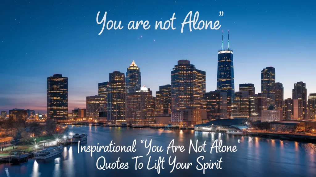 Inspirational “You Are Not Alone” Quotes to Lift Your Spirit