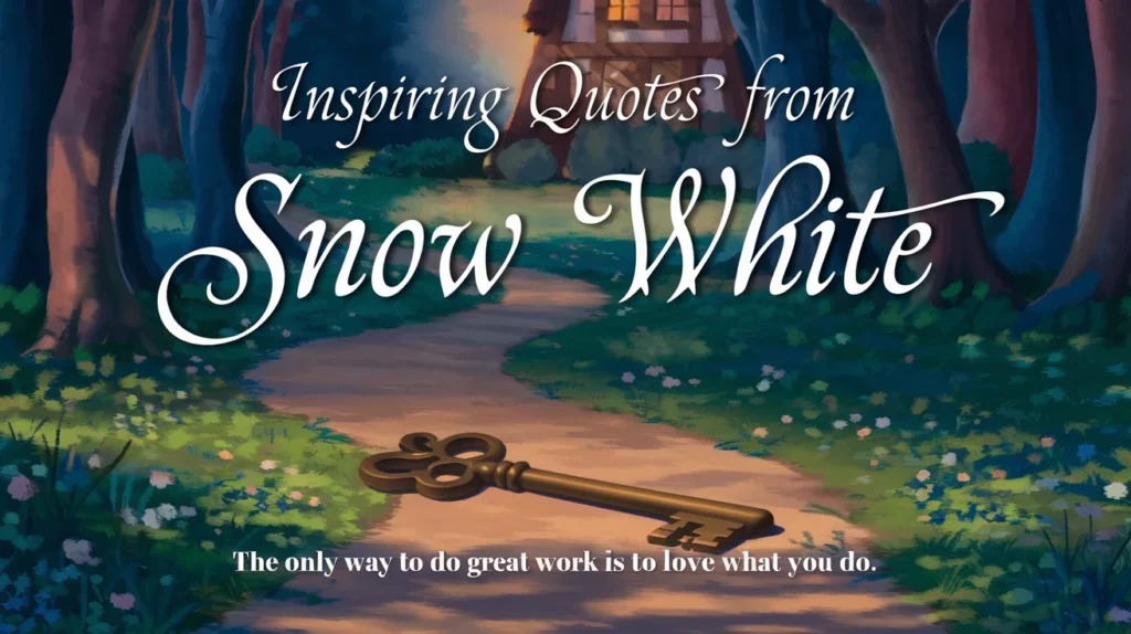 Inspiring Quotes from Snow White