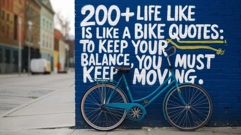 Life is Like a Bike Quotes