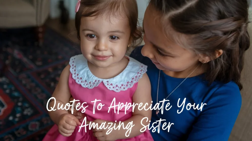 Quotes to Appreciate Your Amazing Sister